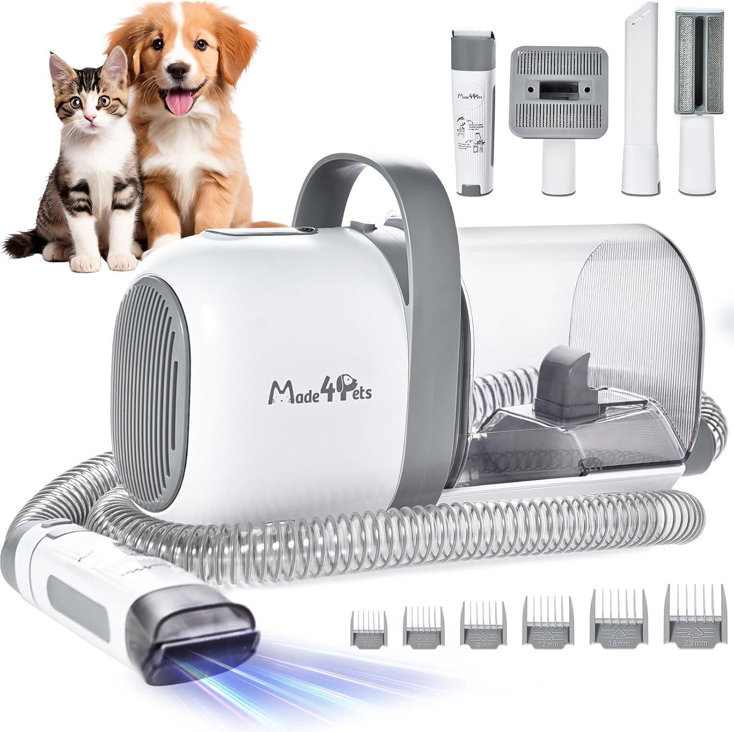 Dog Grooming Kit Pet Hair Cleaning Low Noise Vacuum Cleaner And Various Tools - Omniveras