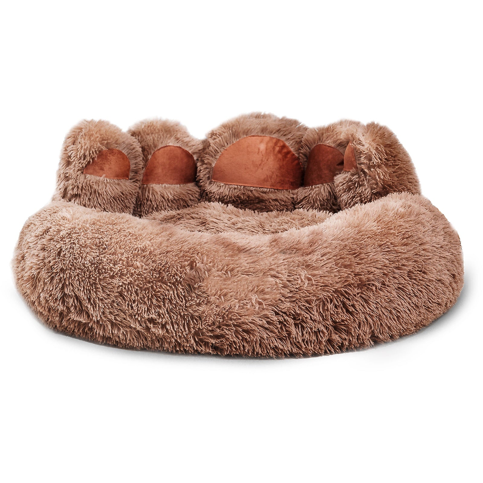Cute Dog Bear Paw Shape Dog Bed, Dog Beds & Furniture For Small And Medium Dogs, Cozy Plush Cute Cat Beds For Indoor Cats - Omniveras