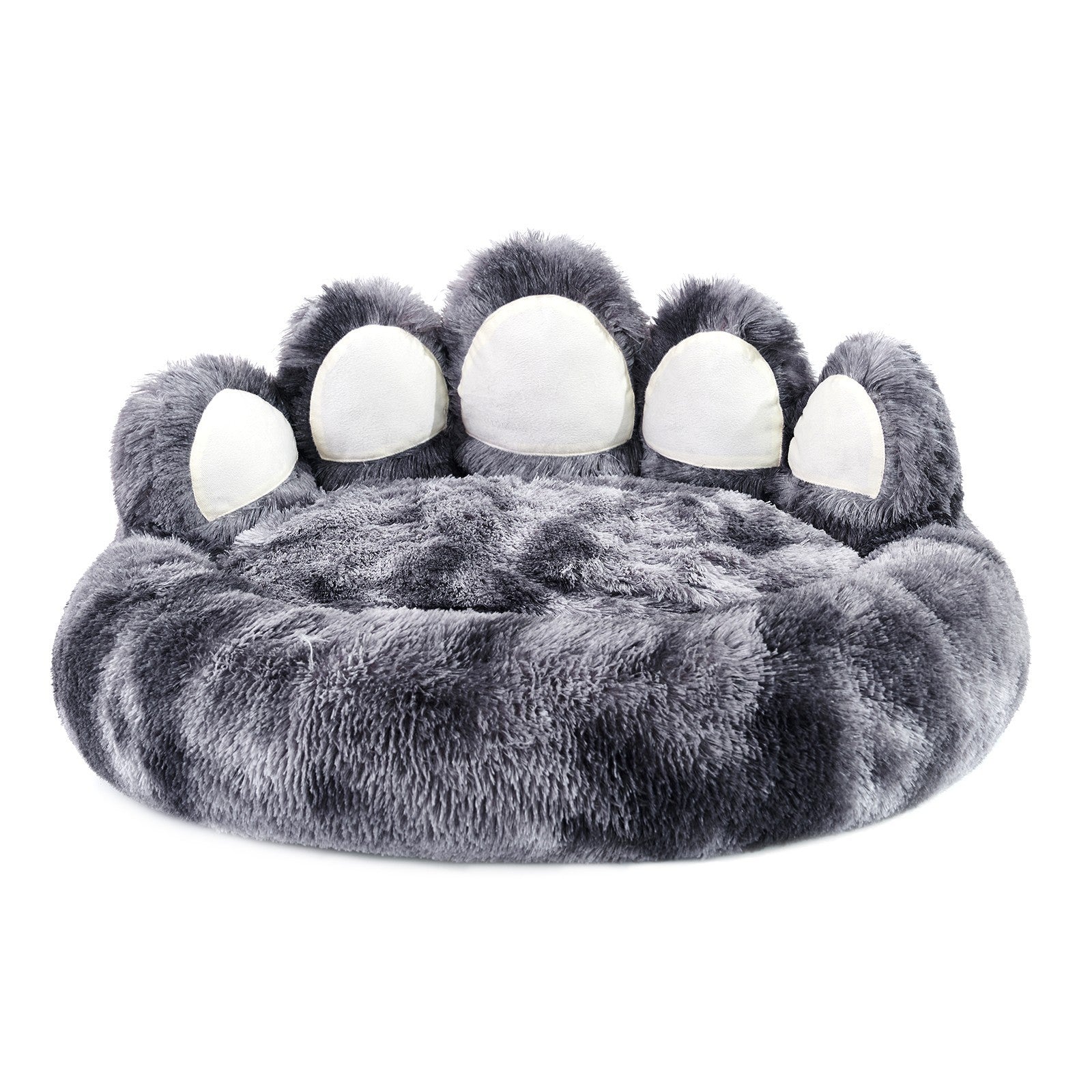 Cute Dog Bear Paw Shape Dog Bed, Dog Beds & Furniture For Small And Medium Dogs, Cozy Plush Cute Cat Beds For Indoor Cats - Omniveras