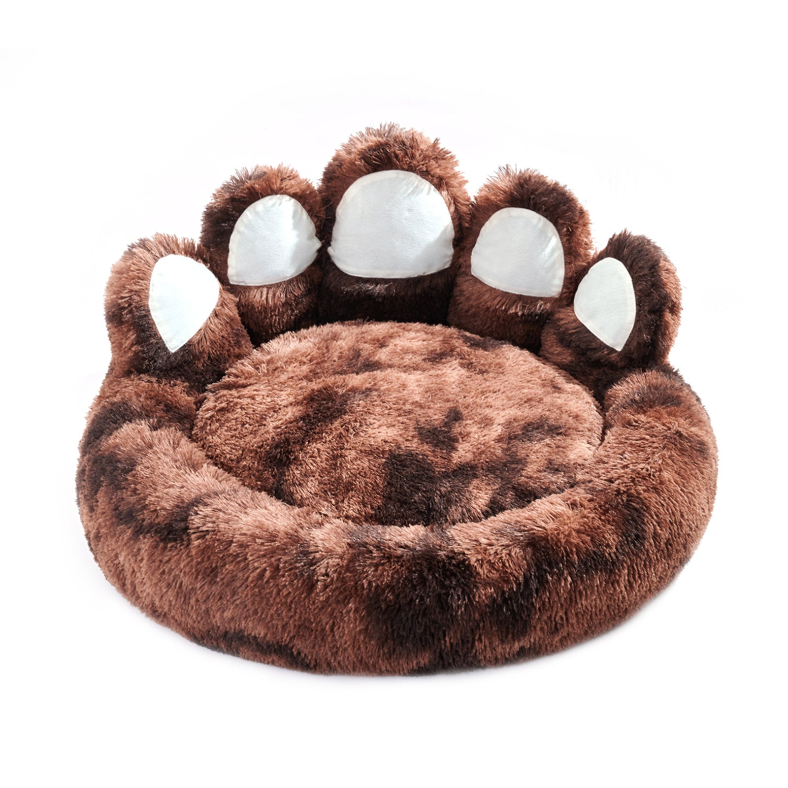 Cute Dog Bear Paw Shape Dog Bed, Dog Beds & Furniture For Small And Medium Dogs, Cozy Plush Cute Cat Beds For Indoor Cats - Omniveras