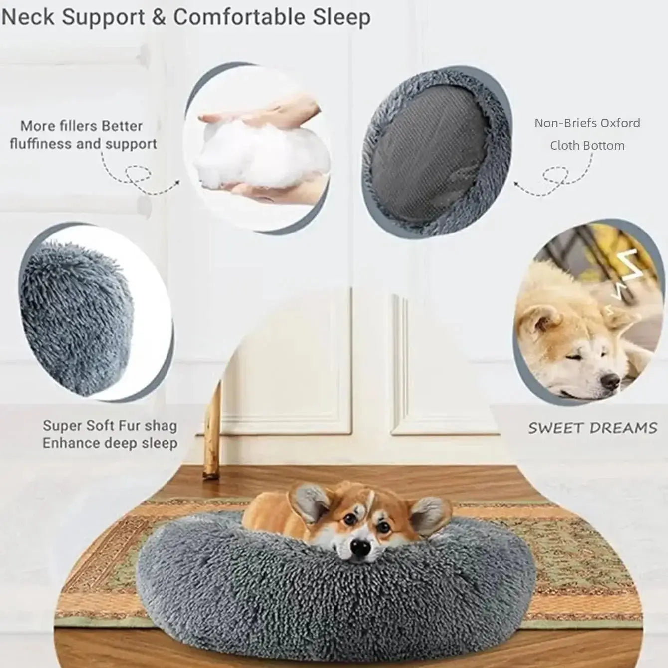 Orthopedic memory foam bed for dogs, one of the best pet beds available for comfort and support